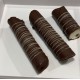 Вафельные трубочки диетические в шоколаде 
